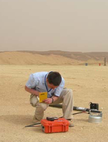 Baseline gas surface gas flux measurements at the In Salah CO<sub>2</sub> storage site, Algeria.