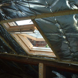 Roof insulation and skylights help us use less energy for heating and lighting. (Photo: J.Stevenson)