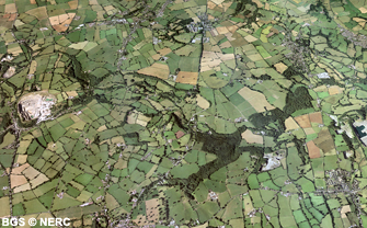 Aerial view of the Nettlebridge valley (click to enlarge view).
