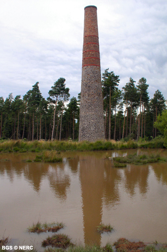 Smitham Chimney, the last remaining leadworks chimney on Mendip