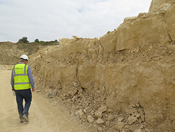 Building stone quarry in the Lincolnshire Limestone Formation, BGS©NERC