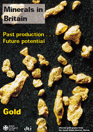 Minerals in Britain: gold. BGS (c) UKRI.