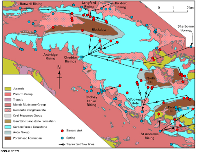 West Mendip Hydrogeology