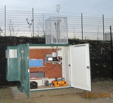 Figure 1. Air quality monitoring equipment