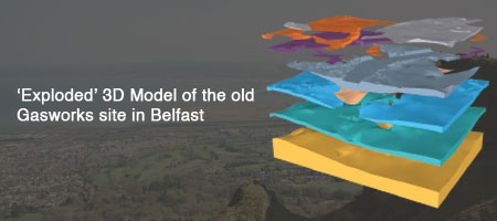 Urban Model of Gasworks site, Belfast