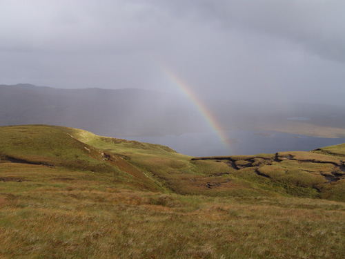 Loch Loyal from Cnoc nan Cuilean, northwest Scotland