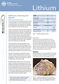 Download Mineral profile - Lithium
