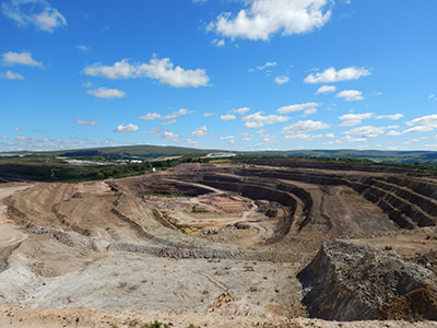 Hemerdon mine, Devon. BGS © UKRI.